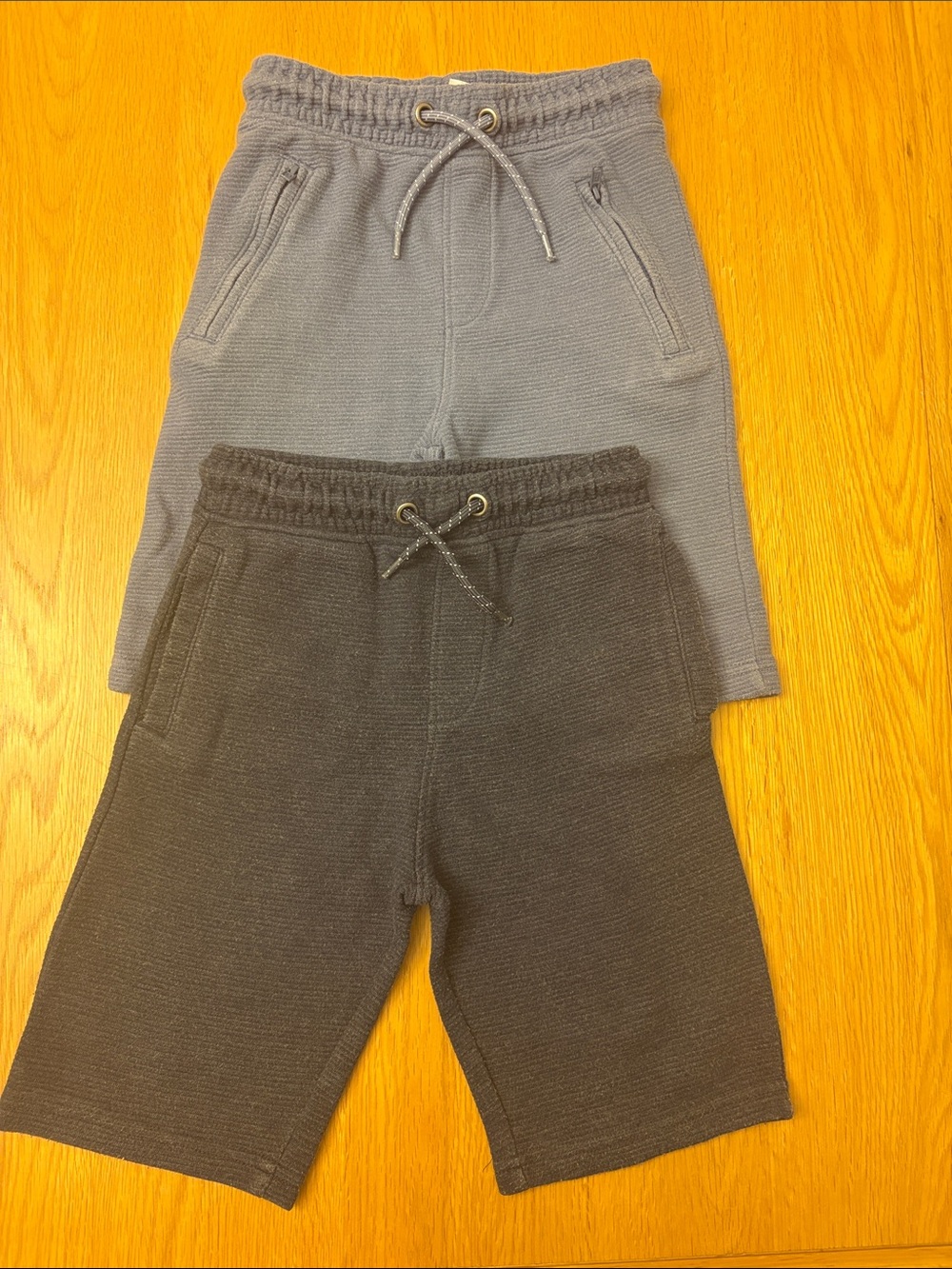 Boys Drawstring Shorts in Blue - Set of 2 Shorts - size 6